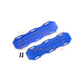 Traxxas 8121X Traction boards, blue/ mounting hardware