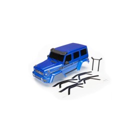 Traxxas 8811X Body, Mercedes-Benz G 500 4x4, complete (blue) (includes rear body post, grille, side mirrors, door handles, & windshield wipers)