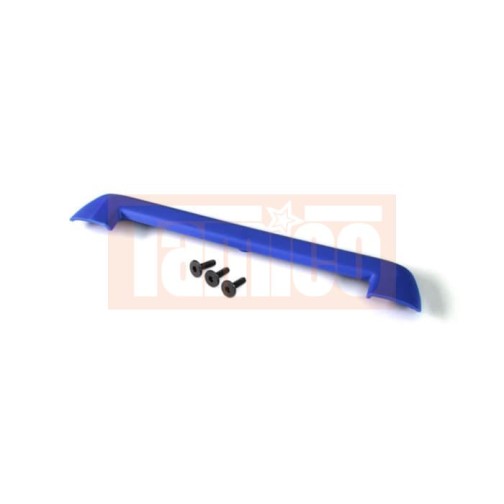 Traxxas 8912X Tailgate protector, blue/ 3x15mm flat-head screw (4)