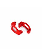 Traxxas 8932R Caster blocks (c-hubs), 6061-T6 aluminum (red-anodized), left & right/ 4x22mm pin (4)/ 3x6mm BCS (4)/ retainers (4)