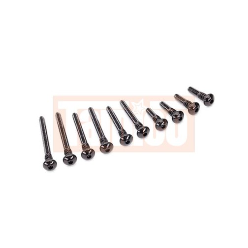 Traxxas 8940 Suspension screw pin set, front or rear (hardened steel), 4x18mm (4), 4x38mm (2), 4x33mm (2), 4x43mm (2)