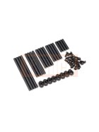 Traxxas 8940X Suspension pin set, complete (hardened steel), 4x64mm (4), 4x22mm (4), 4x38mm (4), 4x33mm (4), 4x47mm (4)/ 3x8mm BCS (14)/ 3x6mm BCS (4)/ retainers (8)