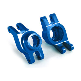 Traxxas 8952X Carriers, stub axle (blue-anodized 6061-T6...