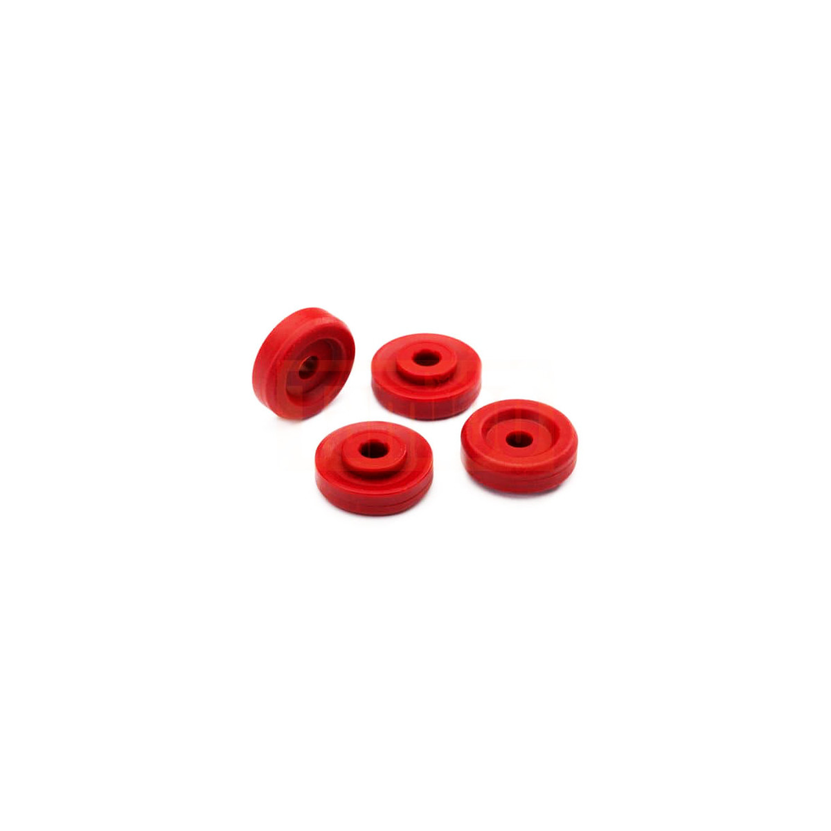 Traxxas 8957R Felgen Unterlegscheiben rot (4) Maxx