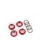 Traxxas 8968R Spring retainer (adjuster), red-anodized aluminum, GT-Maxx shocks (4) (assembled with o-ring)