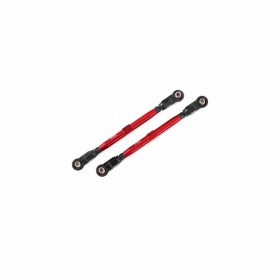 Traxxas 8997R Toe links, front (TUBES red-anodized,...