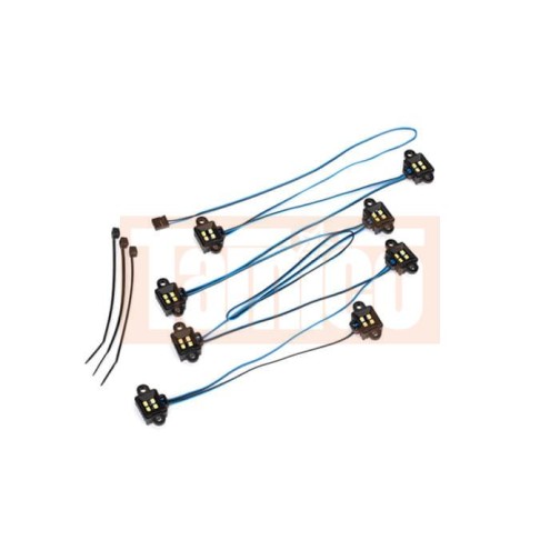 Traxxas 8026X LED rock light kit, TRX-4/TRX-6 (requires #8028 power supply and #8018, #8072, or #8080 inner fenders)