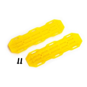 Traxxas 8121A Traction boards, yellow/ mounting hardware