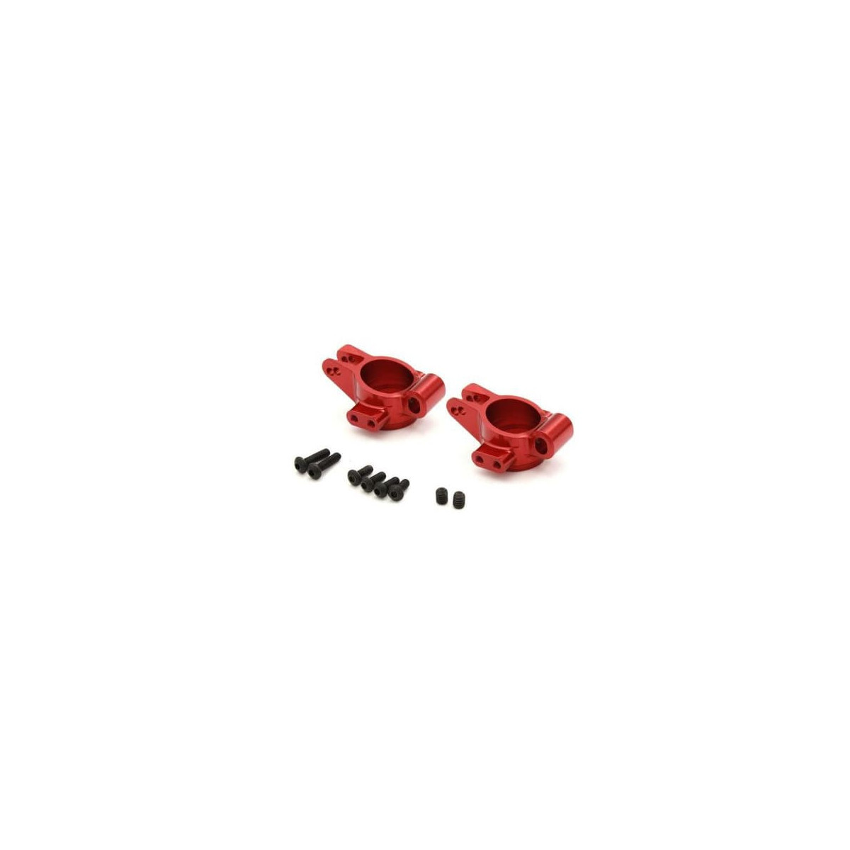 Kyosho Alu HD Radträger hinten rot (2) Fazer FZ02