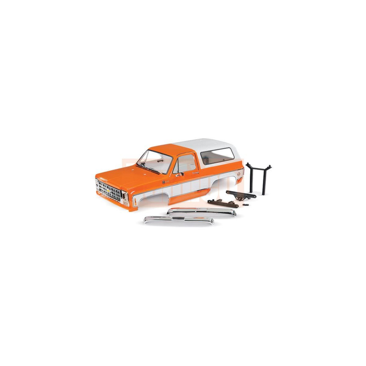 TRAXXAS CARROSSERIE WIDEMAXX PEINTE ET DECOREE ORANGE - MRC
