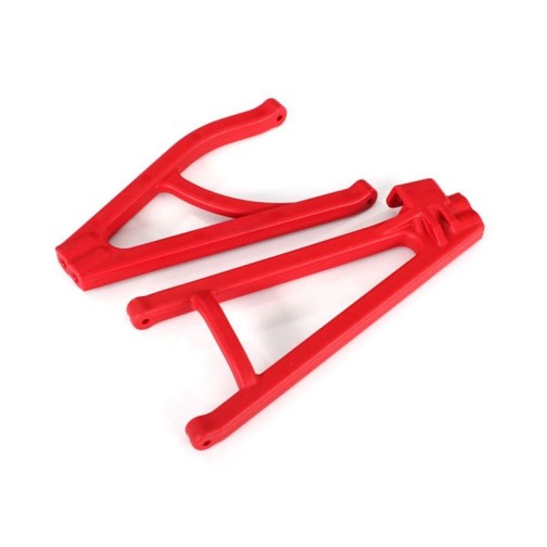Traxxas 8633R Suspension arms, red, rear (right), heavy duty, adjustable wheelbase (upper (1)/ lower (1))