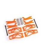 Traxxas 8995T Suspension kit, WideMaxx, orange (includes front & rear suspension arms, front toe links, outer half shafts (extended), rear shock springs)