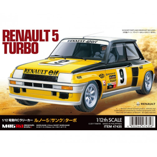 Tamiya 47435 Renault 5 Turbo Rally M-05Ra 1:12 Bausatz