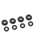 Team Corally - Shock Body Insert - Washer - Composite - 1 set (4+4pcs)