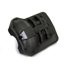 Traxxas 8280A Differential cover, front or rear (black)