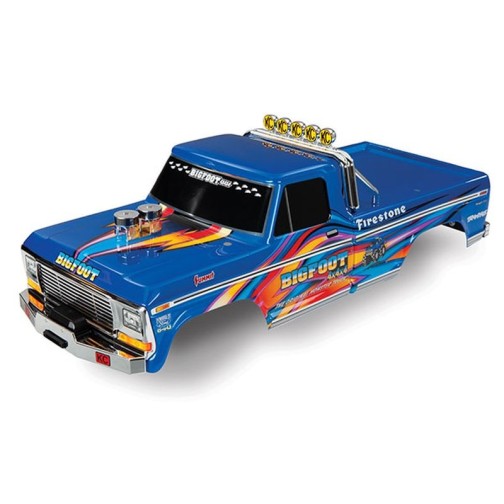 Traxxas 3661X Body, Bigfoot No. 1, blue-x, Officially Licensed replica (painted, decals applied)