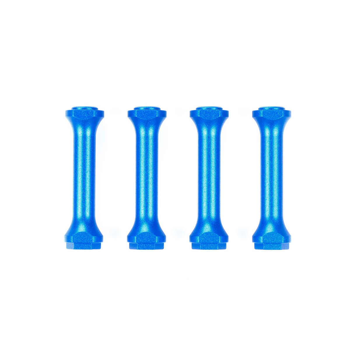 Tamiya 54966 Alu Chassisverbinder Set blau (4) M-08
