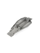 Traxxas 3722R Lower chassis (gray) (166mm long battery compartment) (fits both flat and hump style battery packs) (use only with #3725R ESC mounting plate)