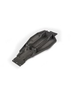 Traxxas 3722X Lower chassis (black) (166mm long battery compartment) (fits both flat and hump style battery packs) (use only with #3725R ESC mounting plate)
