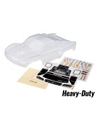 Traxxas 6811R Body, Slash, heavy duty (clear, requires painting)/ window masks/ decal sheet