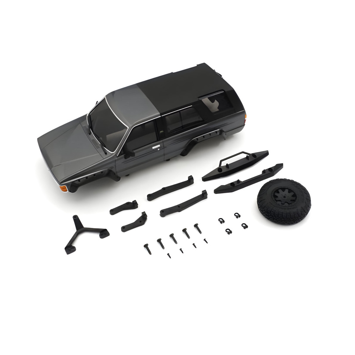 Karossserie Toyota 4Runner Mini-Z 4X4 MX01 Grey Metallic