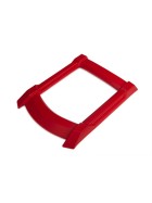 Traxxas 7817R Skid plate, roof (body) (red)/ 3x15mm CS (4) (requires #7713X to mount)