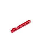 Arrma ARA320565 FRONT CENTER CHASSIS BRACE ALUMINUM 118mm (Red) 