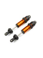 Traxxas 8961T Shocks, GT-Maxx, aluminum (orange-anodized) (fully assembled w/o springs) (2)