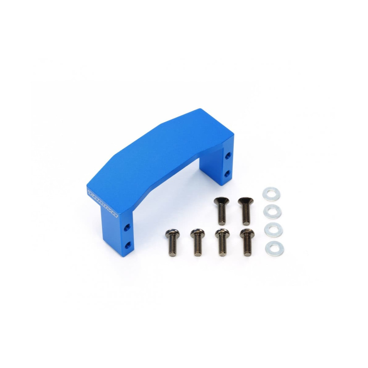 Tamiya 54977 Alu Lenkservo-Halter blau TT02