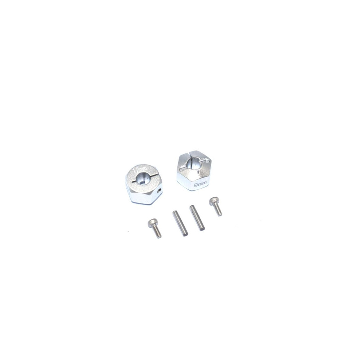 Carson 500530929 Alu Felgenmitnehmer 12mm (9mm breit) (2)...