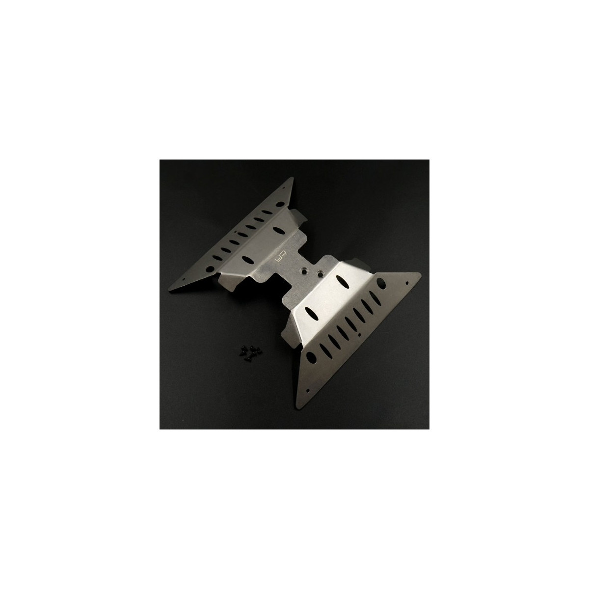 Yeah Racing Stahl Skid & Side Plate Set für...