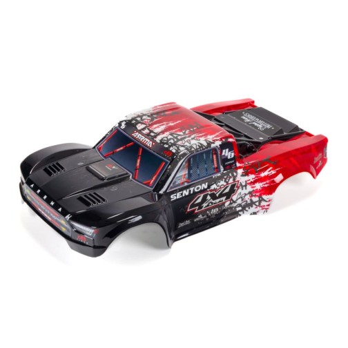 Arrma ARA402312 SENTON 4X4 BLX PAINTED DECALED TRIMMED BODY (RED) 