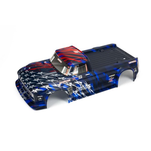 Arrma ARA410005 INFRACTION 6S BLX PAINTED DECALED TRIMMED BODY (BLUE/RED) 