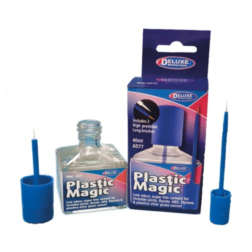 Deluxe Plastic Magic Klebstoff mit Pinsel 40 ml