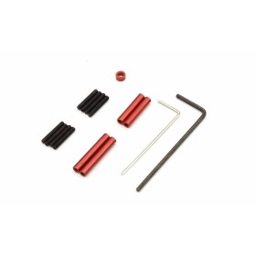 Spurstangen Set Alu Rot Mini-Z 4X4 MX01- WB 110mm