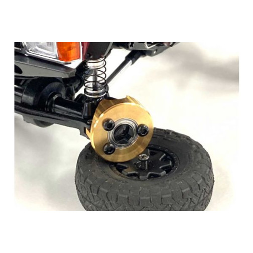 Kyosho Messing Radmitnehmer vorne Mini-Z 4X4 MX01 (2)