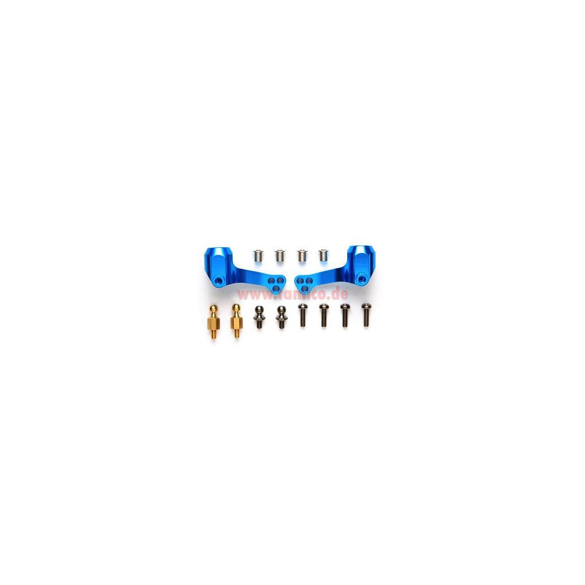 Tamiya Alu Achsschenkel vorn blau (M-05 / M-Chassis) #54177