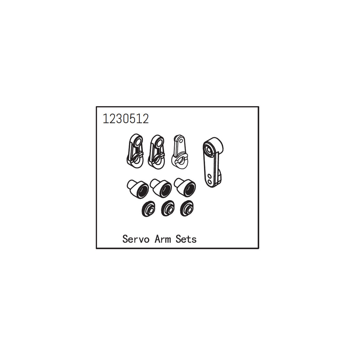 Absima Servo Arm Set