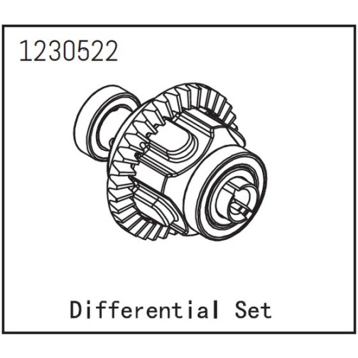 Absima 1230522 Differential komplett für CR3.4 Sherpa / Khamba