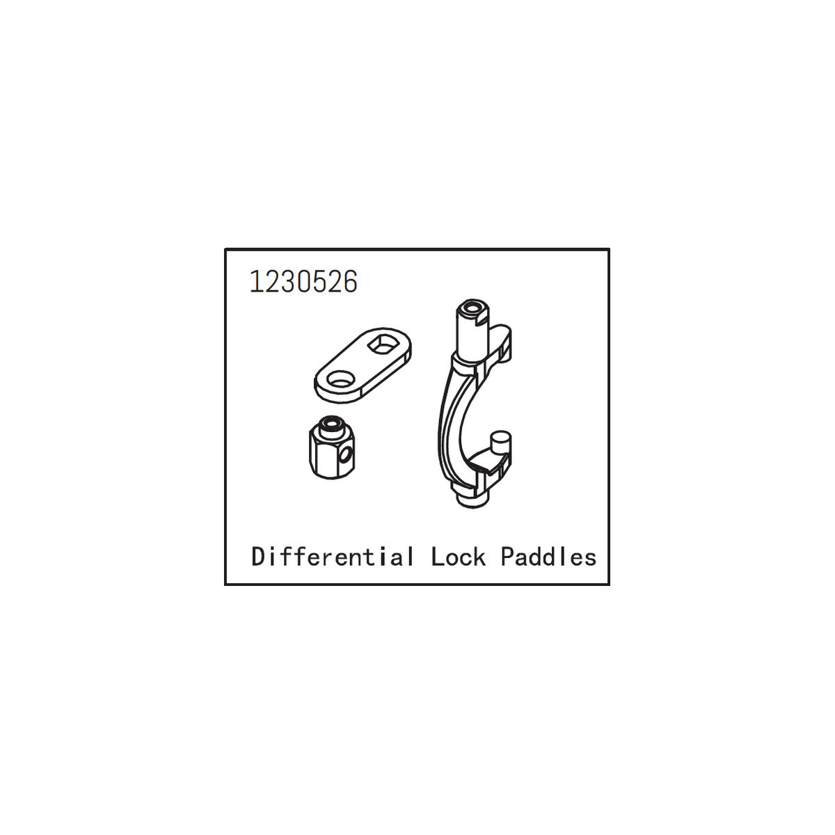 Absima Differential Lock Paddles