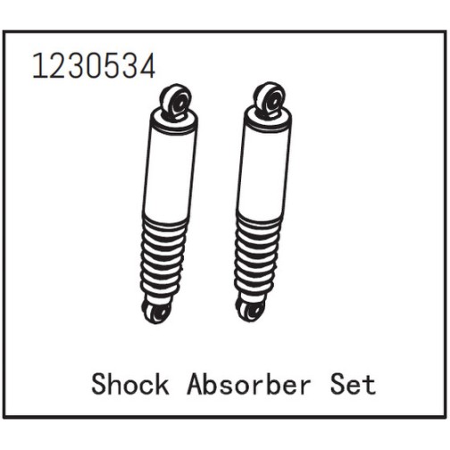 Absima 1230534 Stoßdämpfer Set (2 St.) für CR3.4 Sherpa / Khamba