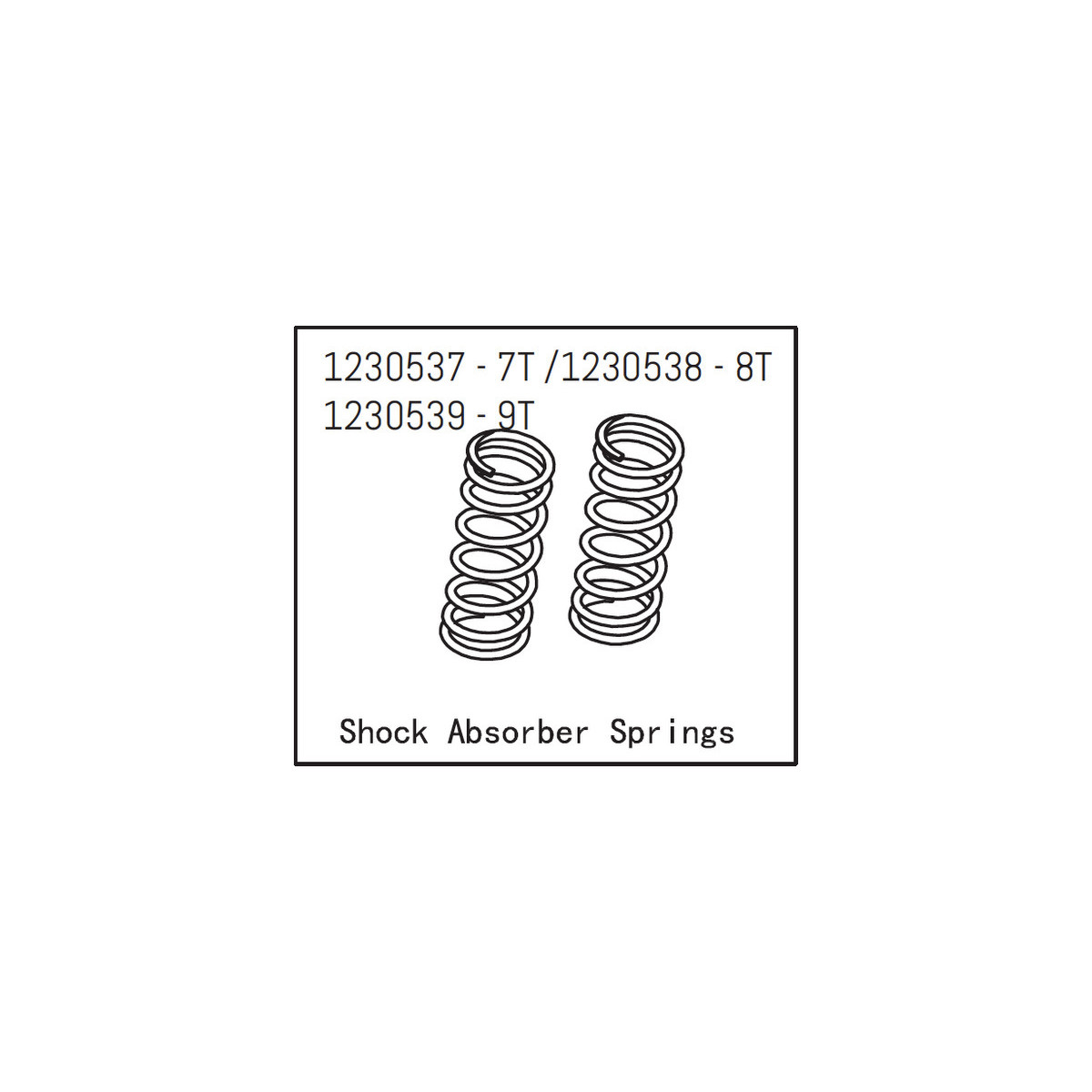 Absima Shock Absorber Springs - Sherpa (2)