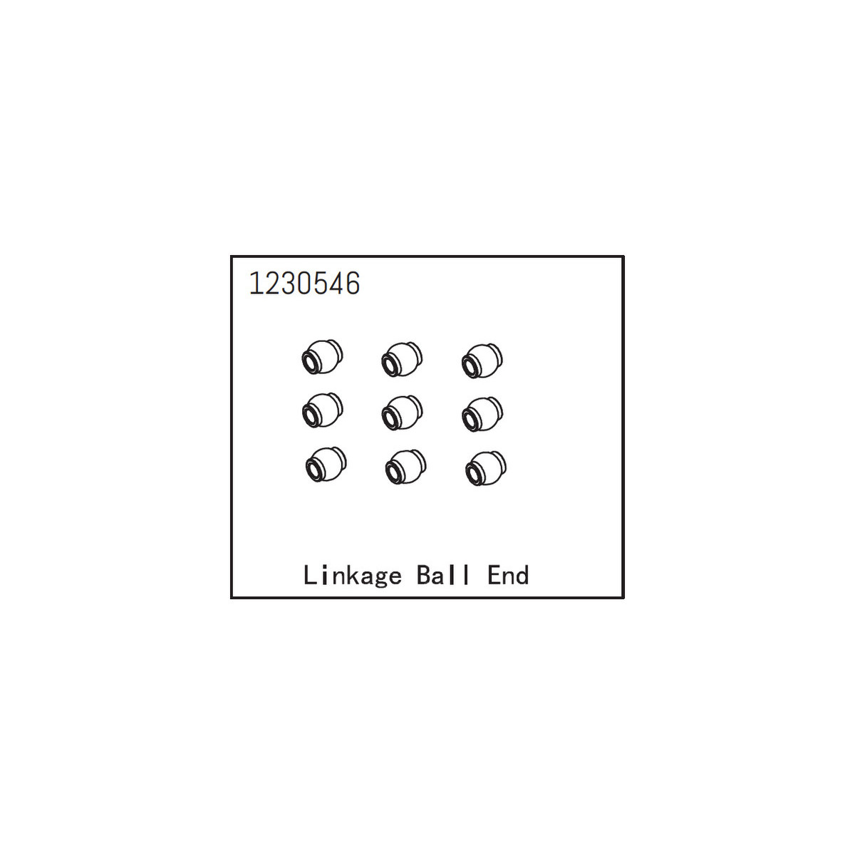Absima Linkage Ball End (9)