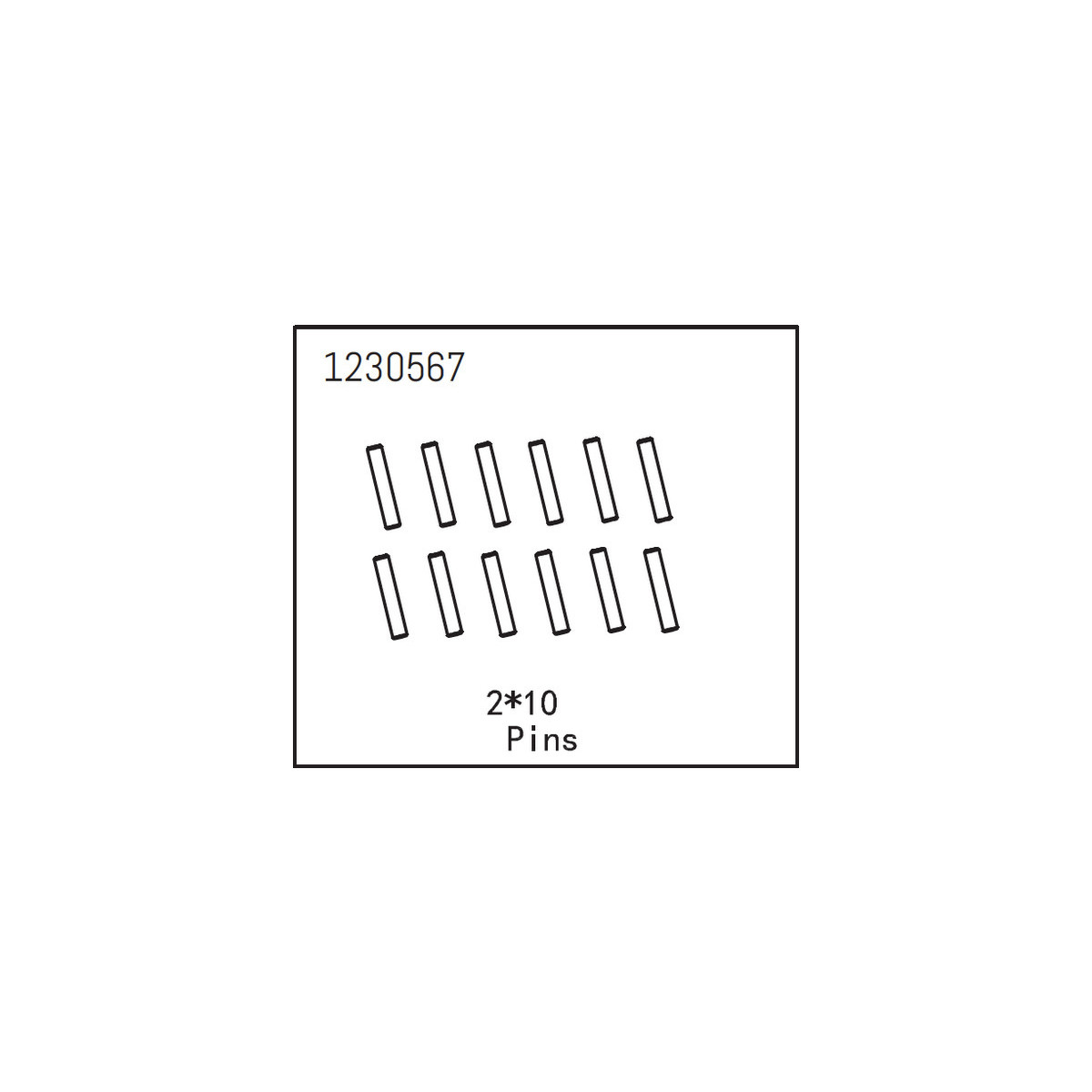 Absima Pins 2*10 (12)