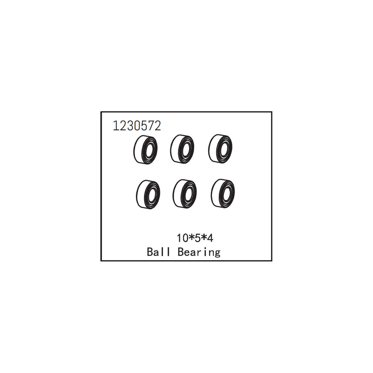 Absima Ball Bearing 10*5*4 (6)