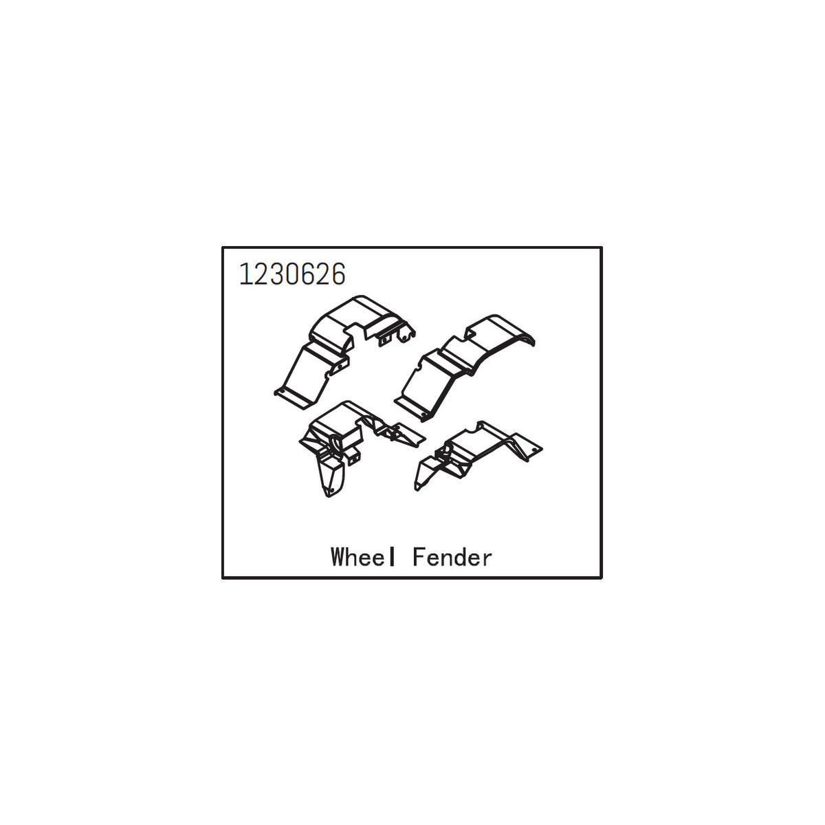 Absima Wheel Fender Set - Sherpa