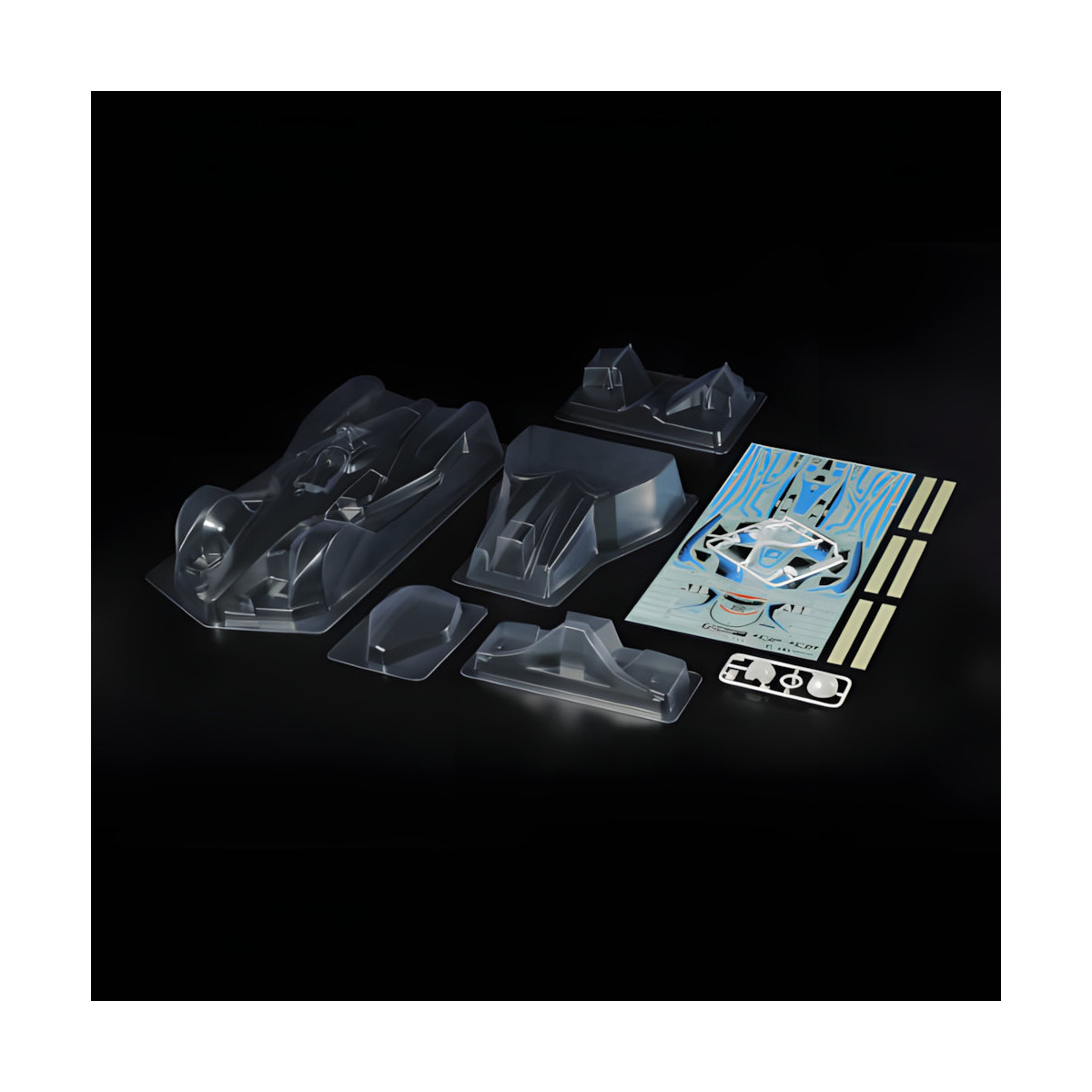 Tamiya 51660 Karosserie-Satz Formula E Gen2 TC-01 (unlackiert)