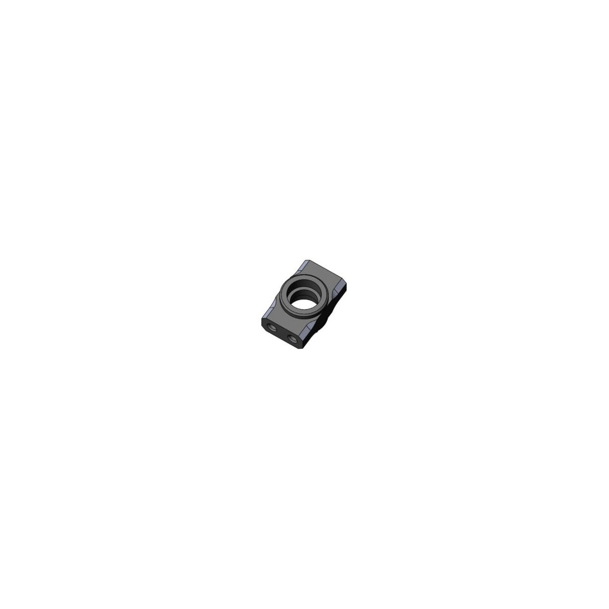 3Racing Aluminum Rear Axle Mount For D5
