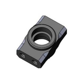3Racing Aluminum Rear Axle Mount For D5