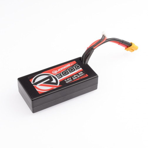Ruddog LiPo 3000mAh 50C 7.4V Shorty XT60